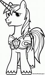 Coloring Pony Little Shining Armor Pages Popular Library Clipart sketch template