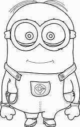 Coloring Pages Halloween Minion Minions Getcolorings Printable Color Templates sketch template