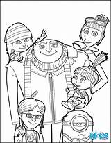 Gru Coloring Pages Getcolorings Printable Despicable sketch template