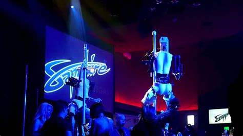 pole dancing robots struck again this time at a vegas club during ces shouts