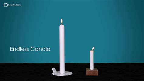 candleholder lunedot  infinity candle designnestcom youtube