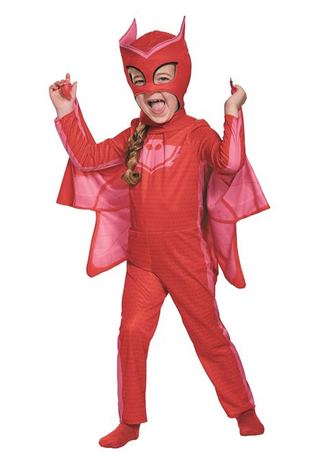 pj masks classic owlette costume  toddlers