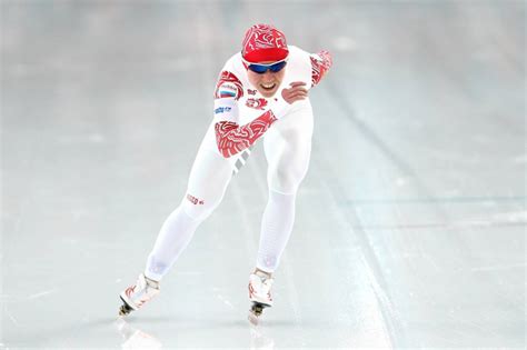 winter olympics olga graf russian speed skater unzips but forgets