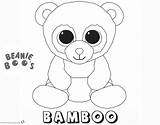 Coloring Boo Pages Beanie Bamboo Printable Print Cute Kids sketch template