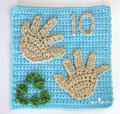 fingers crochet quiet book page  repeat crafter