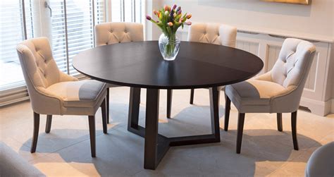 dining table circular dining table black dining table bespoke