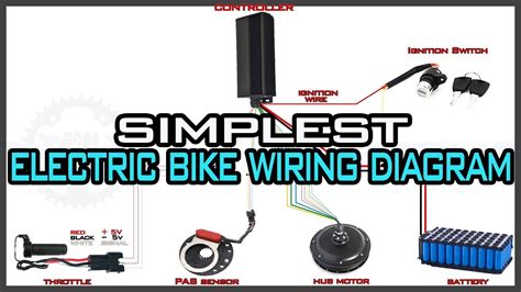 simplest electric bike wiring diagram youtube