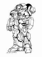 Coloring Pages Robotech Choose Board sketch template