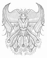 Phoenix Tattoo Drawing Outline Designs Rising Ashes Bird Drawings Tattoos Pheonix Birds Phönix Getdrawings Sleeve Men Arm Paintingvalley Book Choose sketch template
