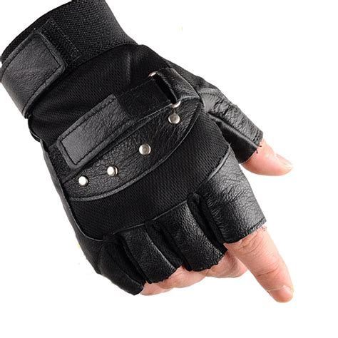 kuyomens men fingerless gloves wrist women  finger glove unisex