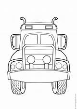 Lkw Camiones Lastwagen sketch template