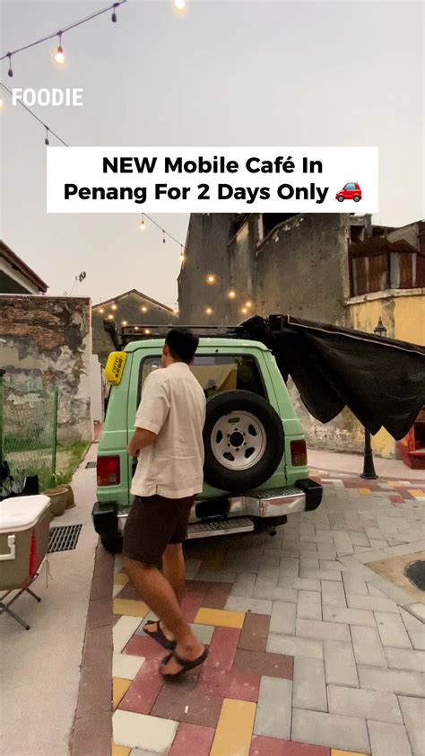 spotted new mobile café here in penang for 2 days only 🚗 penang