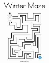 Maze Winter Coloring Kids Pages Activities Noodle Twisty Color School Print Visit Favorites Login Add Twistynoodle Change Template sketch template