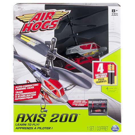 air hogs axis  rc helicopter  batteries red walmart canada