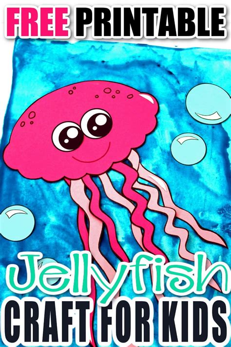 easy diy jellyfish craft   jellyfish template simple mom project