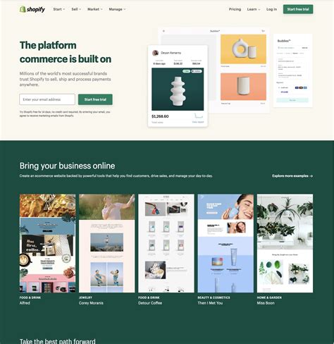 website design examples