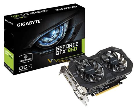 gigabyte geforce gtx 950 unboxed ahead of launch