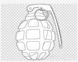 Coloring Grenade Clipart Book Pngkey sketch template
