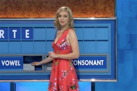 Countdown 2017 Rachel Riley Flaunts Sexy Cleavage In Plunging Dress
