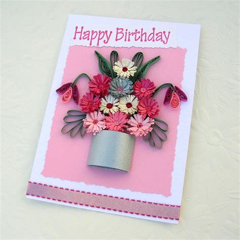 handmade quilled birthday cards ideas ideas arts  crafts projects
