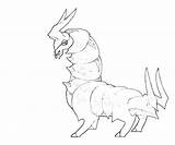 Ability Scolipede Coloring Pages sketch template