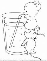 Coloring Drinking Water Kids Pages Rat Both Designlooter Para 53kb Popular sketch template