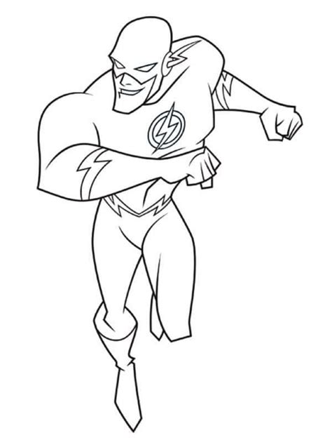 dc flash coloring page  printable coloring pages  kids