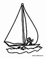 Sailing Sports Sail Boat Water Colormegood sketch template