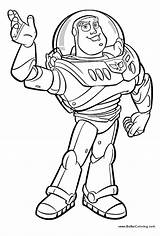 Buzz Coloring Lightyear Toy Story Pages Printable Kids Color Print sketch template