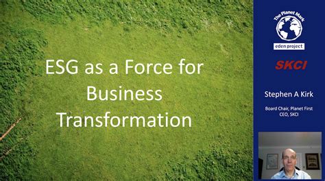 Video Environmental Social And Governance And Business Transformation