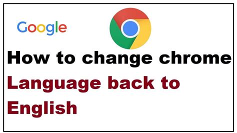 change chrome language   english youtube