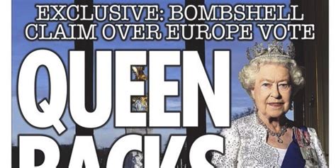buckingham palace lodges complaint  suns queen backs brexit story huffpost uk