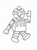 Robots Drawing Coloring Draw Pages Robot Kids Drawings Getdrawings sketch template