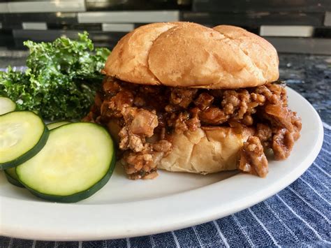 Homemade Bbq Sloppy Joes With Quick Diy Pickles Turkey Sloppy Joes