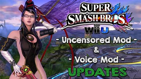 Bayonetta Uncensored And Voice Mod Updates 「super Smash Bros For Wii U