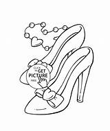 Coloring Shoes Printable Girls Beautiful Pages Pretty 4kids sketch template