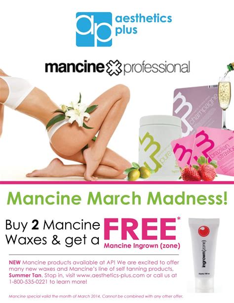 Mancine March Madness Get Free Ingrown Zone With 2 Waxes
