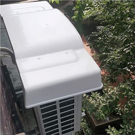 lsxiao air conditioner cover outdoor ac unit cover plastic canopy waterproof sunproof anti