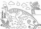 Lambeosaurus Dinosaurio Imprimir sketch template