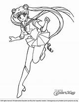 Sailor Moon Coloring Color Library Pages sketch template