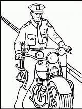 Policeman Coloring Pages Kids Colouring Printable sketch template