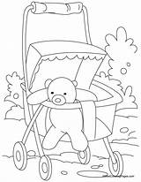 Pram Coloring Pages sketch template