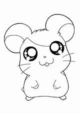 Hamtaro sketch template