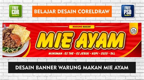 Desain Banner Mie Ayam Cdr Desain Spanduk Keren Images And Photos Finder