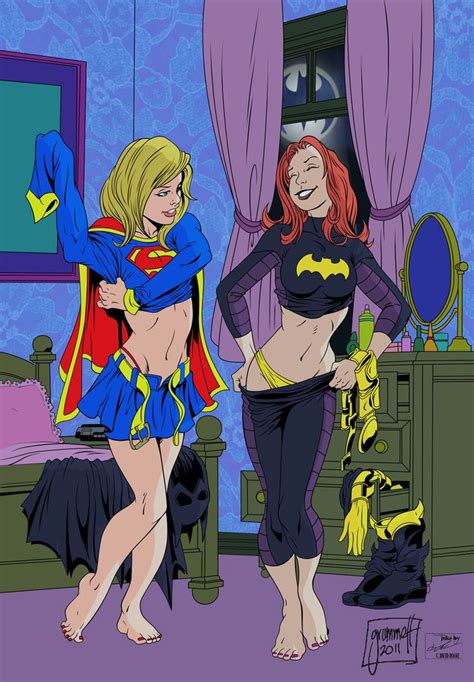 Batgirl And Supergirl Supergirl And Batgirl Sleepover