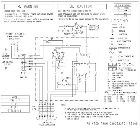 trane central air conditioner model btbaa wiring diagram