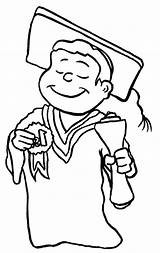 Coloring Pages Graduation Student Boy Diploma Boys Tide Clothes His Colouring Color Cap Colorluna Getdrawings Caps Getcolorings sketch template