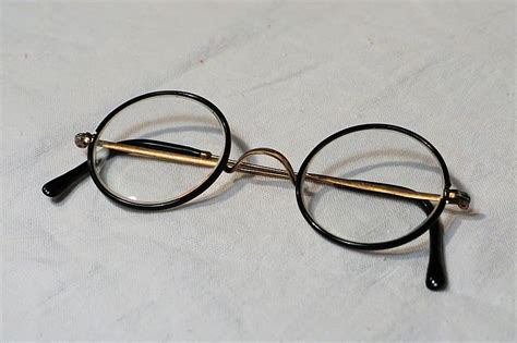 Glasses Round Vollrandbrille Old Reading Glasses Antique Nostalgic