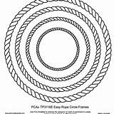 Rope Circle Vector Getdrawings sketch template