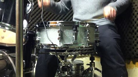 sonor bop snare drum test  apogee mic  iphone video app youtube
